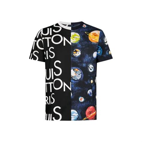 half & half louis vuitton galaxy t shirt|half symbol.